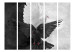 Room Divider Good and Evil II (5-piece) - black and white birds on a contrasting background 132570 additionalThumb 3