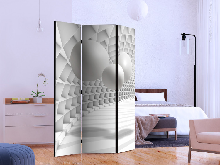 Room Separator Abstract Tunnel (3-piece) - 3D illusion on white background 132870 additionalImage 2