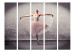 Folding Screen Ballet - Poetry Without Words II (5-piece) - woman dancing on the street 133370 additionalThumb 3