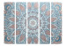 Folding Screen Oriental Circle II (5-piece) - ethnic background in Zen-style Mandala 133570 additionalThumb 3