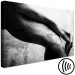 Canvas Female body - black-white composition with stone imitation in offset 134170 additionalThumb 6