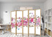 Folding Screen Flowers and Butterflies II (5-piece) - romantic pink cherry blossoms 134270 additionalThumb 6