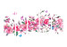 Folding Screen Flowers and Butterflies II (5-piece) - romantic pink cherry blossoms 134270 additionalThumb 3