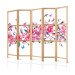 Folding Screen Flowers and Butterflies II (5-piece) - romantic pink cherry blossoms 134270 additionalThumb 5