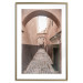 Poster Moroccan Alleys - narrow alley amidst orange buildings 134770 additionalThumb 14