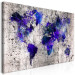 Large canvas print World Map: Ink Blots II [Large Format] 134870 additionalThumb 2