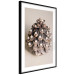 Wall Poster Christmas Decoration - cone decorated with white balls on a light background 137970 additionalThumb 22