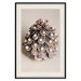 Wall Poster Christmas Decoration - cone decorated with white balls on a light background 137970 additionalThumb 3