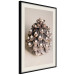 Wall Poster Christmas Decoration - cone decorated with white balls on a light background 137970 additionalThumb 20
