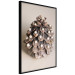 Wall Poster Christmas Decoration - cone decorated with white balls on a light background 137970 additionalThumb 17