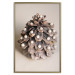 Wall Poster Christmas Decoration - cone decorated with white balls on a light background 137970 additionalThumb 8