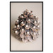 Wall Poster Christmas Decoration - cone decorated with white balls on a light background 137970 additionalThumb 6