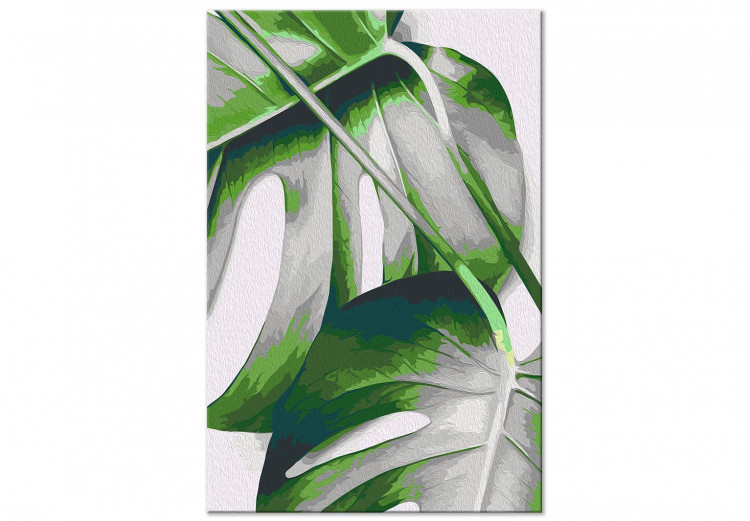Paint by Number Kit Monstera Leaves 138670 additionalImage 6
