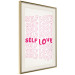 Poster Love Mantra - pink English texts on a contrasting white background 138870 additionalThumb 17