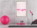 Poster Love Mantra - pink English texts on a contrasting white background 138870 additionalThumb 17