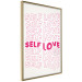 Poster Love Mantra - pink English texts on a contrasting white background 138870 additionalThumb 14
