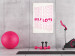 Poster Love Mantra - pink English texts on a contrasting white background 138870 additionalThumb 14