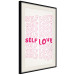 Poster Love Mantra - pink English texts on a contrasting white background 138870 additionalThumb 18