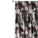 Decorative Curtain Mystical bouquet - rose flowers and hydrangea on black background 147170 additionalThumb 5