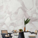 Wall Mural Interlace of Nature - Abstract Background With Leaf Shapes - Grey 148570 additionalThumb 6