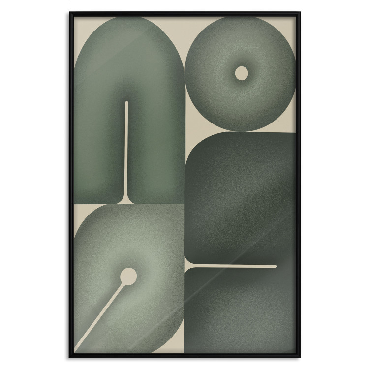 Poster Green Forms - Abstract Composition of Sage Shapes 150070 additionalImage 22