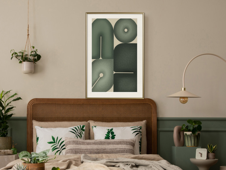Poster Green Forms - Abstract Composition of Sage Shapes 150070 additionalImage 18