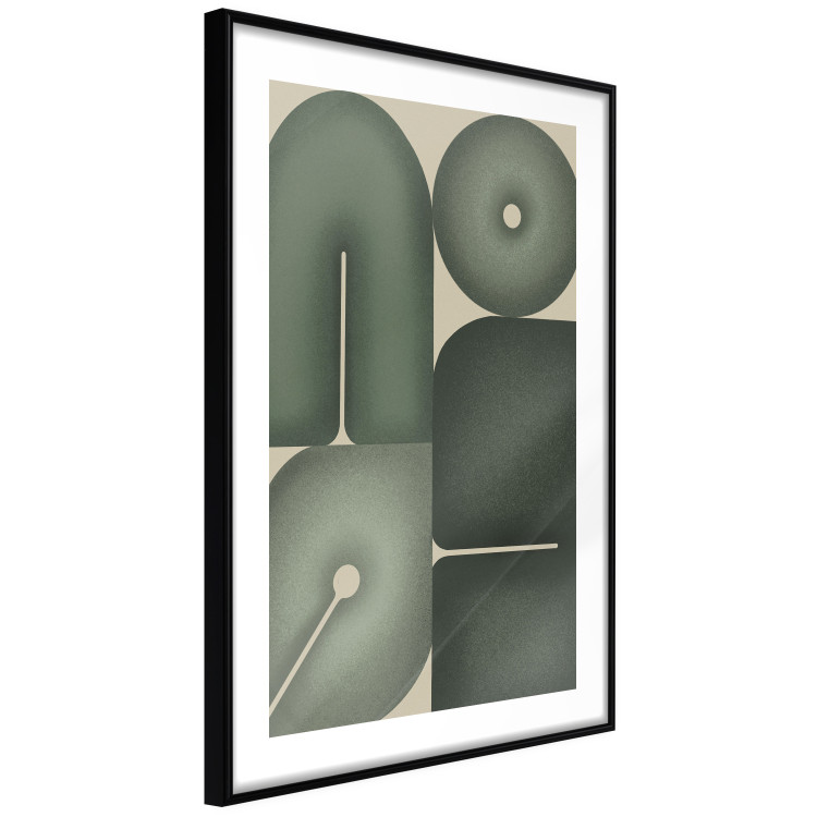 Poster Green Forms - Abstract Composition of Sage Shapes 150070 additionalImage 8