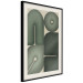 Poster Green Forms - Abstract Composition of Sage Shapes 150070 additionalThumb 9