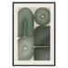 Poster Green Forms - Abstract Composition of Sage Shapes 150070 additionalThumb 24