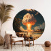 Round wallpaper Summer Disaster - A Holiday Resort With a Nuclear Explosion in the Background 151670 additionalThumb 2