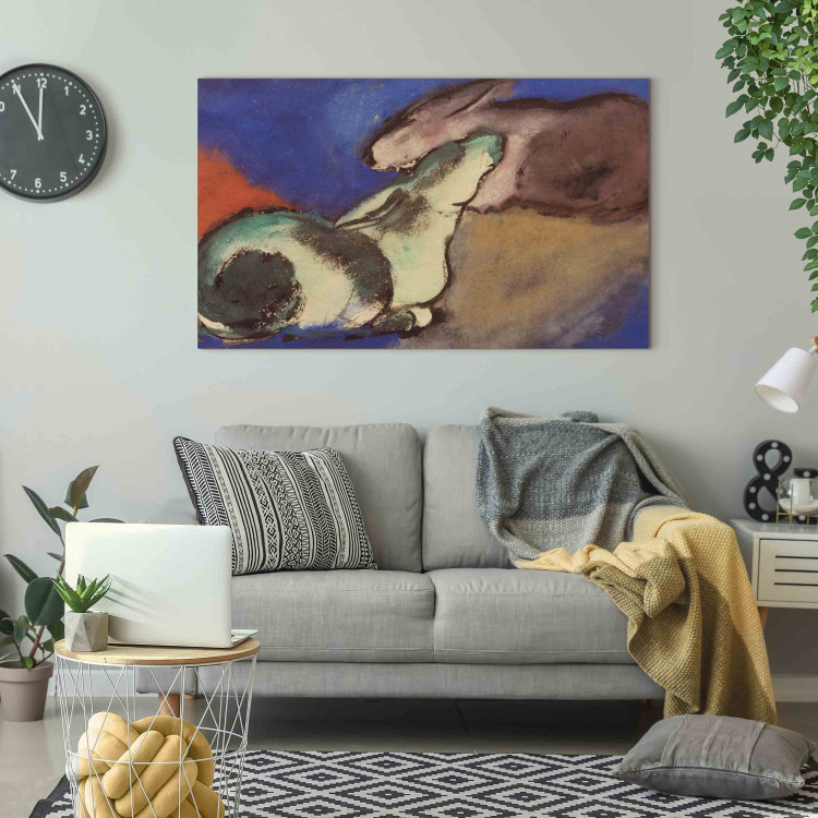 Reproduction Painting Tow Sleeping Rabbits 153770 additionalImage 5
