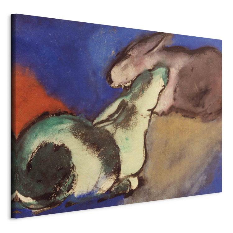 Reproduction Painting Tow Sleeping Rabbits 153770 additionalImage 2