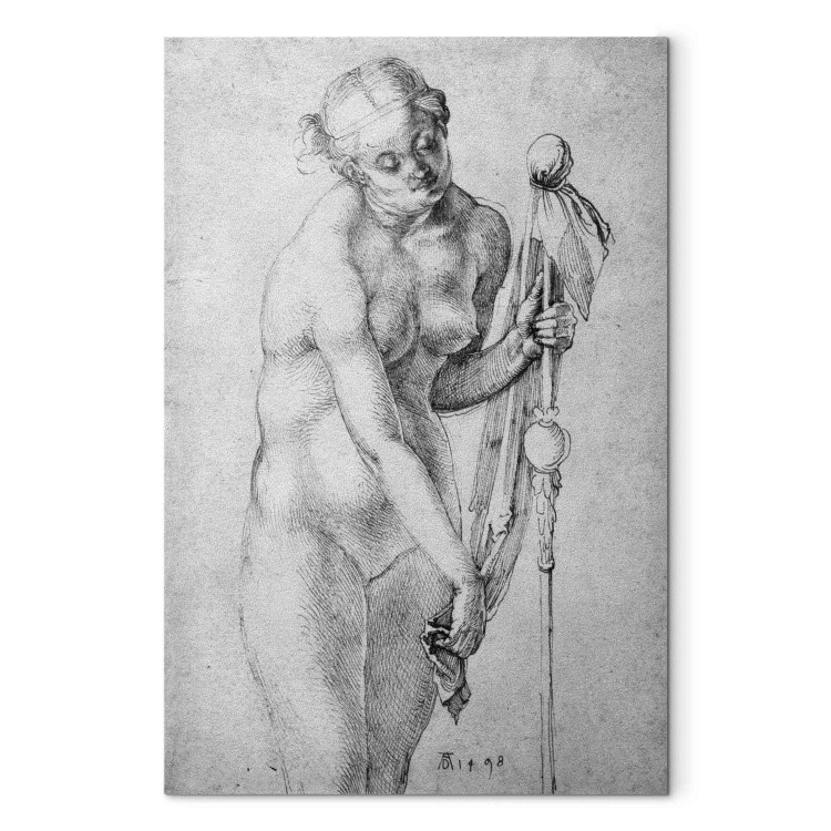 Reproduction Painting Nude Woman with a Banner 159070