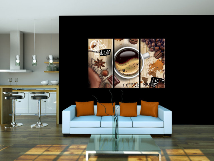 Canvas Art Print Cup of coffee in the morning 55470 additionalImage 3