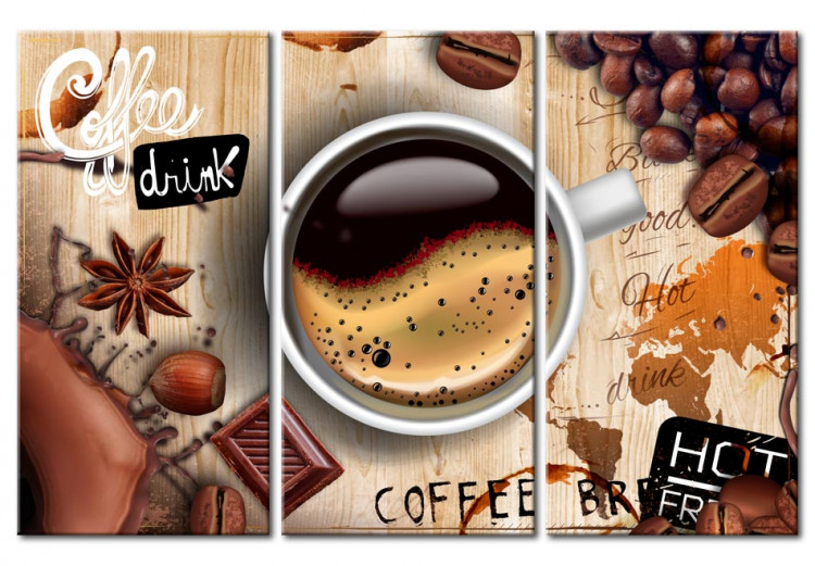 Canvas Art Print Cup of coffee in the morning 55470