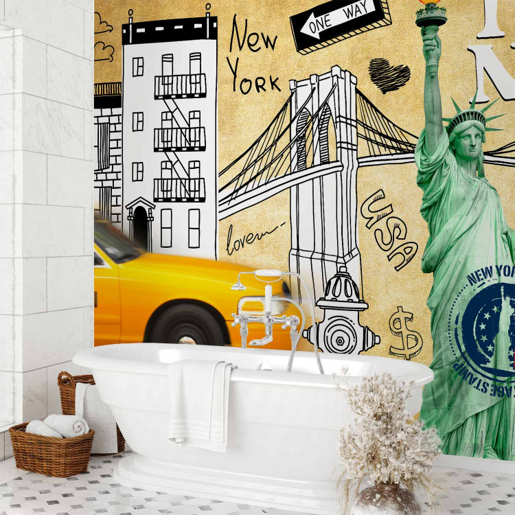 Photo Wallpaper One way - New York 60770 additionalImage 8