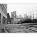 Photo Wallpaper New York in Grayscale - Architecture against the Background of the Brooklyn Bridge 61570 additionalThumb 5