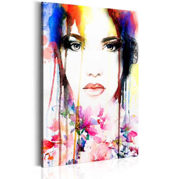 Canvas Art Print Colourful Lady 65570 additionalImage 2