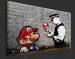 Print On Glass Mario and Cop by Banksy [Glass] 94370 additionalThumb 6