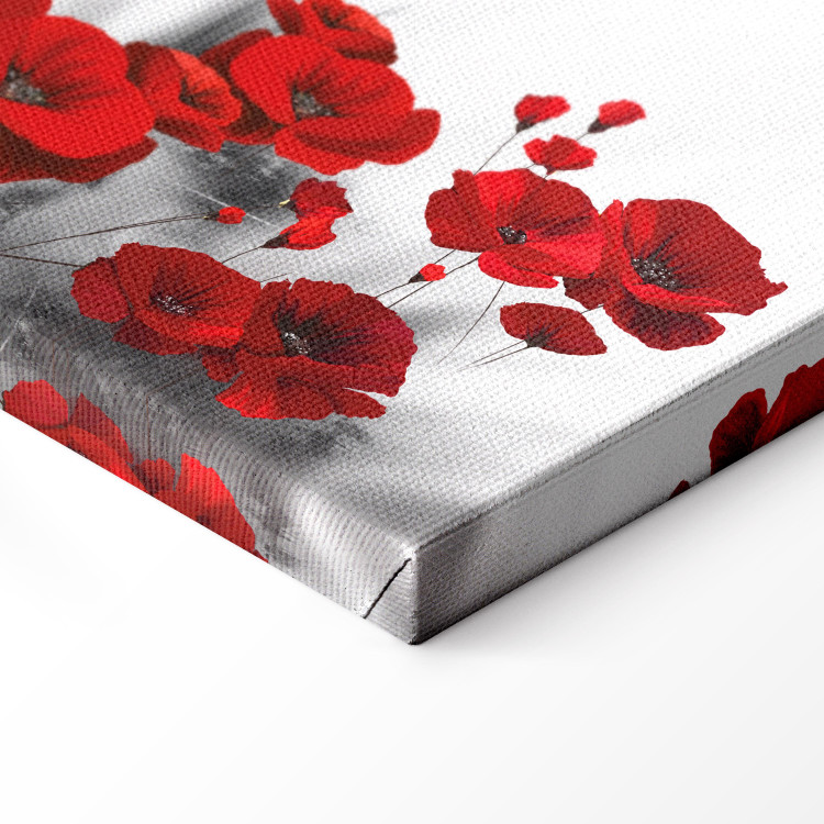Canvas Print Romantic Poppies (1 Part) Wide 106980 additionalImage 6
