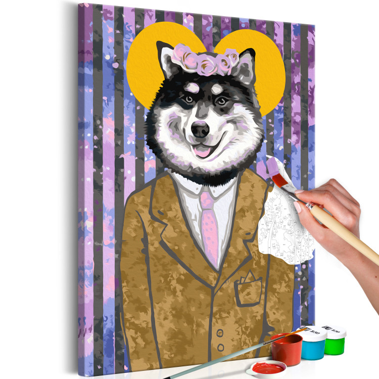 Paint by Number Kit Dog in Suit 108180 additionalImage 6