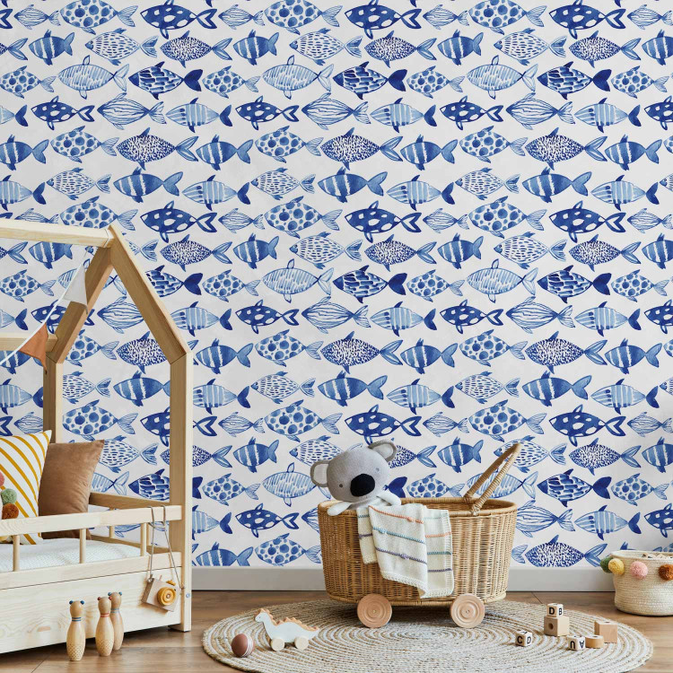 Modern Wallpaper Watercolour Fish 113780