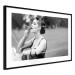 Wall Poster Woman with Cigar - black and white composition with a smoking young woman 114580 additionalThumb 11