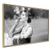 Wall Poster Woman with Cigar - black and white composition with a smoking young woman 114580 additionalThumb 14