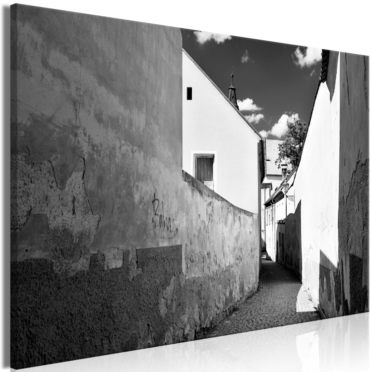 Canvas Art Print Secrets of Architecture (1-part) - Stone Details on City Streets 114980 additionalImage 2