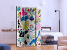 Folding Screen Energetic Panda - lined paper with whimsical drawings 117380 additionalThumb 2