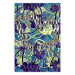 Wall Poster Vibrations of Nature - colorful abstract composition with a floral pattern 118280