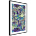 Wall Poster Vibrations of Nature - colorful abstract composition with a floral pattern 118280 additionalThumb 11