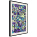 Wall Poster Vibrations of Nature - colorful abstract composition with a floral pattern 118280 additionalThumb 3