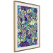 Wall Poster Vibrations of Nature - colorful abstract composition with a floral pattern 118280 additionalThumb 2